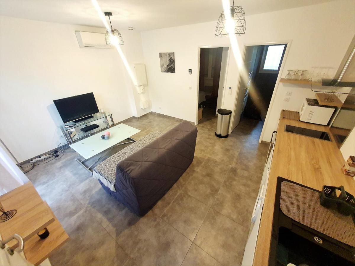 F2 Neuf Calme Climatise Wifi Parking - 1,5 Km Mer Cagnes-sur-Mer Exterior foto